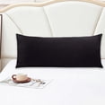 thumbnail image 3 of Body Pillow Case Brushed Microfiber Pillowcase 54x20 Inches Super Soft Wrinkle Free Fade Resistant Stain Resistant With Envelope Closure Standard Size Bedding Accessory, 3 of 8