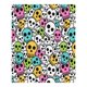 thumbnail image 2 of Juego de ropa de cama de 3 piezas ABPHQTO Funda de edredón calaveras rosas y amarillas tamaño doble, 2 of 4