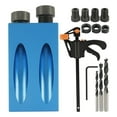thumbnail image 5 of 15Pcs Pocket Hole Jig Kit 6/8/10mm Angle Drill Guide Set Woodwoorking Tool Hole Puncher Locator Jig Drill Bit Carpentry Tools, 5 of 6
