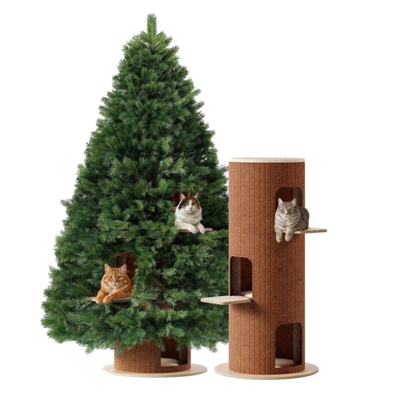 Cat Christmas Tree - 7ft