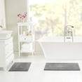 thumbnail image 2 of Juego de alfombrillas de baño Nautica Peniston, 100% algodón, color gris oscuro, 2 piezas, 2 of 4