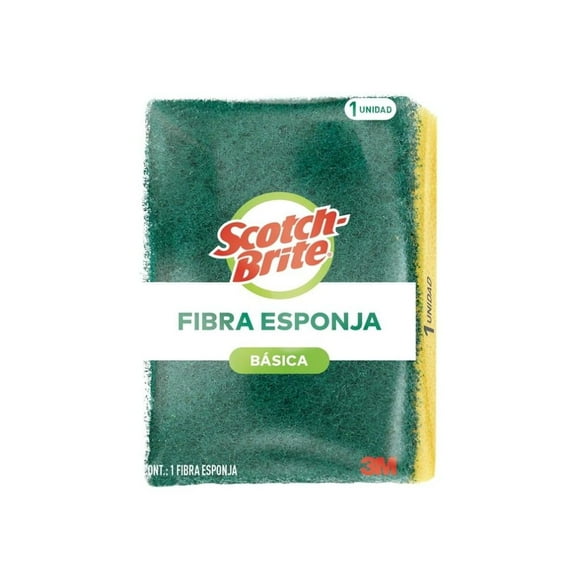 Fibra esponja 3M Scotch Brite chica 1 pza