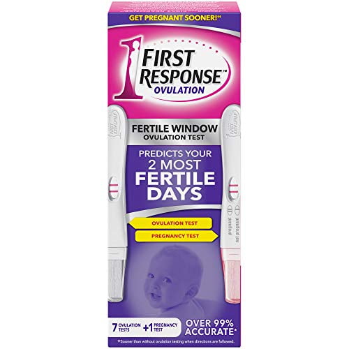 First Response Ovulation Plus Pregnancy Test, 7 Count, 2 Pack