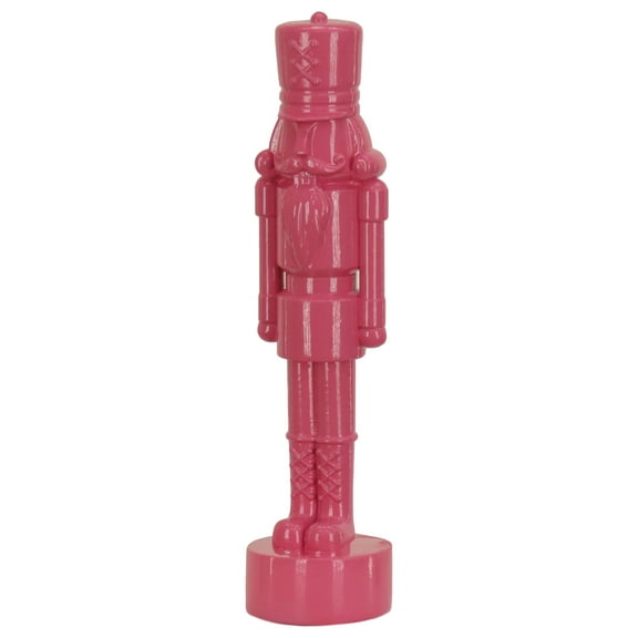 HGTV Home Collection by National Tree Company Christmas Decoration, Pink,  Nutcracker, 18 Inch
