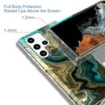 thumbnail image 6 of Allytech for Samsung Galaxy S22 Ultra 6.8" 2022 Case, TPU Painted Marble Stylish Durable Shockproof Protective Case for Samsung Galaxy S22 Ultra 5G Ladies Women Girls, Marble Yellow, 6 of 7