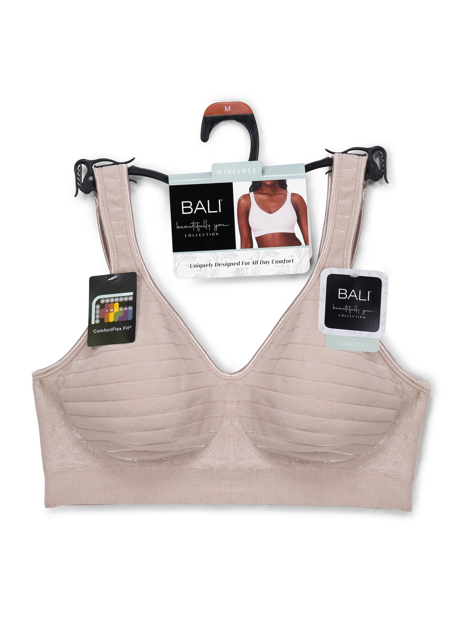 Bali ComfortFlex Fit& Wirefree Bra : : Clothing, Shoes &  Accessories