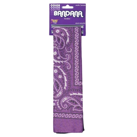 Purple Bandana Halloween Costume Accessory