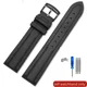 thumbnail image 3 of Correas de reloj para Seiko Breitling Wanguo, correa de reloj de caucho con flúor, correa de reloj impermeable para hombres, accesorios para mujeres, 3 of 5