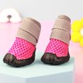 thumbnail image 2 of CSChome Chaussures pour Animaux de Compagnie Chaussures Respirantes Fixation - Filet Antidérapant Accessoires de Pluie d'Été, 2 of 7
