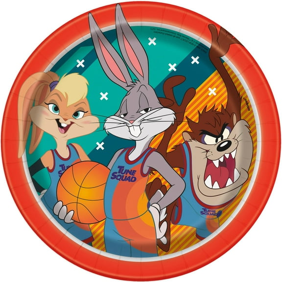 Space Jam 7 Inch Dessert Plates