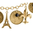 thumbnail image 3 of French Coin Charm Bracelet, 3 of 3
