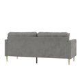 thumbnail image 4 of CosmoLiving Highland Sofa with Pillows, Gray Velvet, 4 of 8