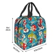 thumbnail image 3 of Sikiie Japanese Koi Lunch Bag for Women & Men Adult Insulated Lunch Box, Food Lunch Containers Lunch Tote Bags for Work, Travel, Outdoor, 3 of 8
