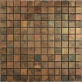 thumbnail image 2 of Apollo Tile   5 pack Bronze 11.7-in x 11.7-in Polished Square Wall Mosaic Tile (4.75 sq ft/case), 2 of 2