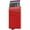 Red, variant on Men's wallet metal card bag RFID anti-theft brushing metal aluminum alloy