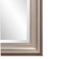 thumbnail image 3 of Rectangular Mirror with Leaf Wood Frame, 3 of 4