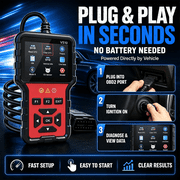V510 OBD2 Scanner Diagnostic Tool -Code Reader, Reset Function, Data Stream, I/M Readiness, Full OBS2 Function, Modes 6 & 8, for All 1996+ Vehicles