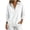 #295-White, variant on Warop Women's Lapel Button and Snap Sweatshirt Long Sleeve Loose Casual Pullover for Spring Winter and Daily