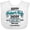 AA-White, variant on Inktastic Happy Father's Day Best Ever Boys or Girls Baby Bib