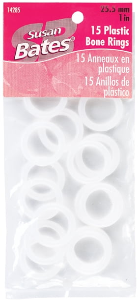 Plastic Bone Rings-1' 15/Pkg
