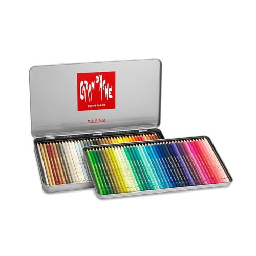 Caran D'Ache Pablo Professional Artists Colour Pencils Tin Sets 12/18/30/40/80 