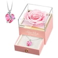thumbnail image 1 of Flores Preservadas EleShow Rosa Real Rosa Te Amo Regalo, 1 of 9