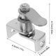 thumbnail image 2 of OUNONA Cerradura En Forma De 7 Sin Llave Para Puertas De Gabinete Con Moderno Plateado, 2 of 8