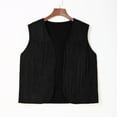 thumbnail image 5 of Sopiago Men's Open Front Sleeveless Fringe Hem Party Club Jacket Vest Outerwear Prom Fringe Vest Men Black,L, 5 of 7
