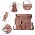 thumbnail image 5 of MUSOIE Womens Multipocket Shoulder Crossbody Bag PU Leather Totes Satchels Handbags and Purses, 5 of 6