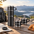 thumbnail image 2 of INNOTECH SC Stainless Steel Thermos Bottle 500ml - Vacuum Insulated Flask with Serving Cup, Double-Wall Hot & Cold Drink Water Bottle – Black, 2 of 7