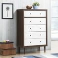 thumbnail image 3 of Costway Commode 5 Tiroirs en Bois Rangement Indépendant, 3 of 10