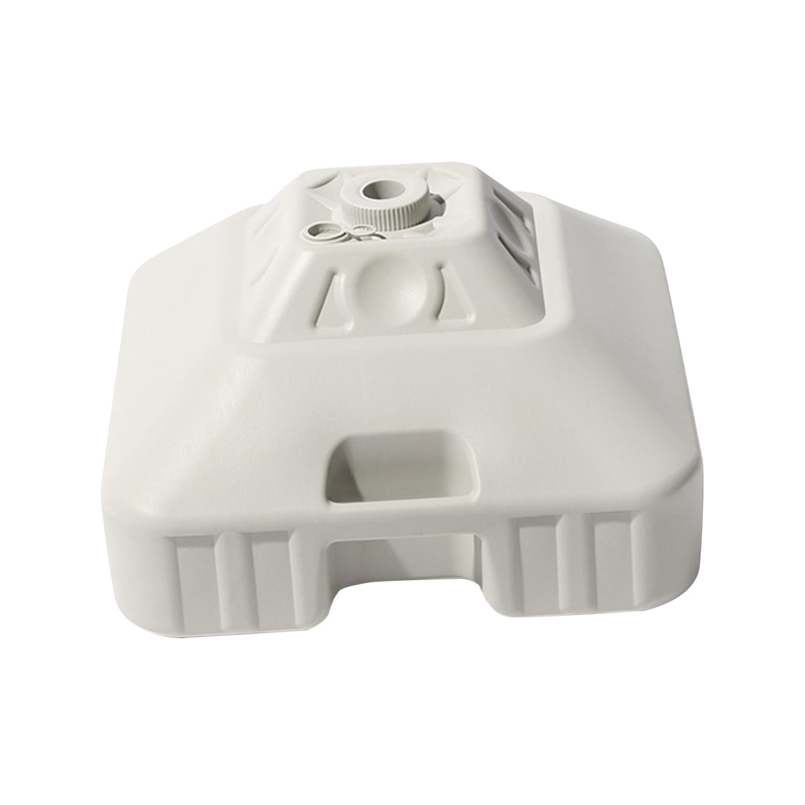 Aymzbd Umbrella Base Stand Beach Umbrella Stand 30L Weight Shelter Patio Umbrella Stand White