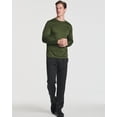 thumbnail image 5 of Real Essentials 3 & 5 Pack: Men's Mesh Quick Dry Athletic Long Sleeve T-Shirt UPF SPF UV Sun (Available In Big & Tall), 5 of 6