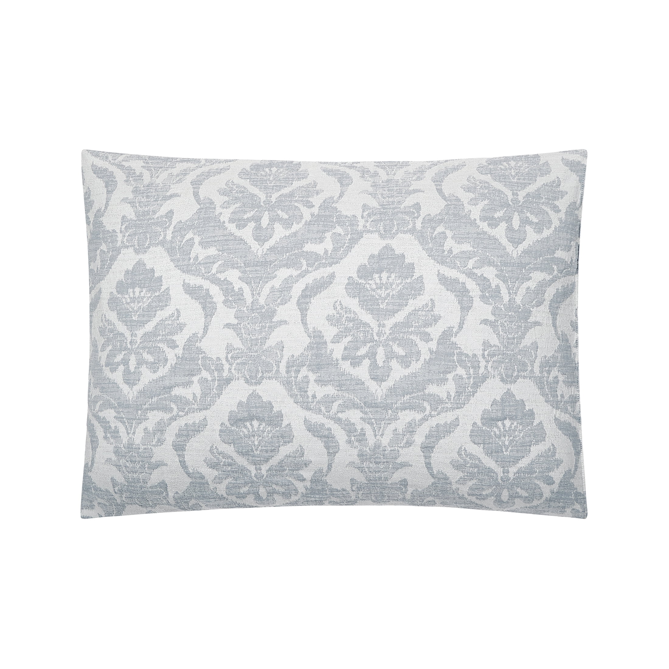 Better Homes & Gardens Woven Damask 3-Piece Comforter Set, Blue/Silver, King, All Ages