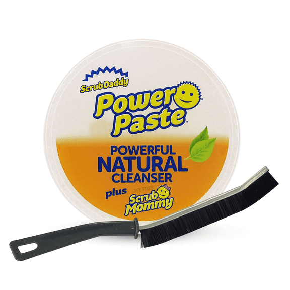 Power Paste Natural Cleaner, Long-Lasting Power Paste Scrub Bundle with Durable Power Grout Scrubber, Effectively Clean Dirty Lines by Extra Mile Home