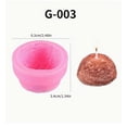 thumbnail image 4 of 3D Macaron Silicone Mold - Handmade Soap, Light Clay, Hamburger Candle - 1pc Decorative Baking Tool, 4 of 6