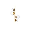 thumbnail image 3 of Wells 18 inch pendant in brass with clear shade, 3 of 9