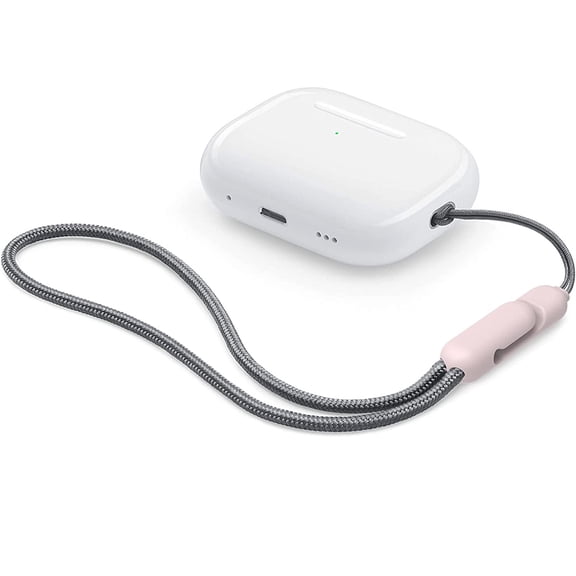 Airpods Lanyard for AirPods Pro 2, Small Lanyard Airpod Pro 2 Lanyard Wireless Bluetooth Airpods Accessories Anti-Lost Lanyard Compatible with Apple AirPods Pro 2nd Generation - Pink