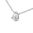 thumbnail image 3 of 14K White Gold 1/2 Cttw Pear Shape Lab Grown Diamond Solitaire Pendant 18" Necklace (F-G Color, VS2-SI1 Clarity), 3 of 5