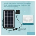 thumbnail image 2 of Solar Water Pump 12V Hydroponics Filter Aeration Fish Tank Rockery Water Pumping Submersible Pump Pond Fountain Outdoor ,Multi-Install Methods, 2 of 6