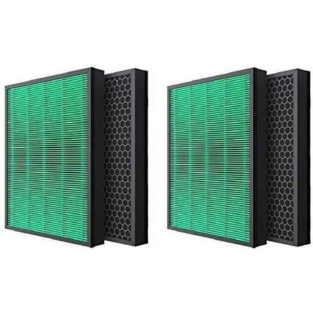 

True HEPA Replacement Filter Max2 For Coway Airmega 400 400S Air Purifier 2 Sets