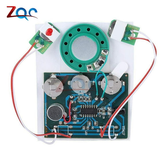 30 Seconds Posensitive Sound Voice Audio Music Recordable Recorder Board Chip Programmable Music Module for Greeting Card DIY-Wired button control