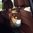 thumbnail image 5 of Naloa Rooster And Chicken Car Trash Can Garbage Car Accessories Trash Can Car Waste Bin for for Driver and Passenger Any Vehicle, 5 of 7
