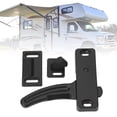 thumbnail image 1 of RV Screen Door Latch, Metal Black Strong Construction, Universal Fit, Secure and Door Closure, Easy Install, for RVs Motorhomes Travel Trailers, Crafted with High Strength Metal,, 1 of 7