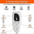 thumbnail image 2 of Electric Heated Foot Warmers for Women and Men, 40x40 Washable Electric Feet Warmer with 6 Heat Levels 4 Timers, Auto Shut-Off, Fast Heat, 2 of 5