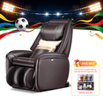 thumbnail image 1 of COSTWAY Soothe26 Massage Chair, Full Body Zero Gravity Massage Recliner with SL Track, Waist Heater, Calf Airbag, Automatic Shoulder Detection, Remote Control, Pillow, 1 of 10
