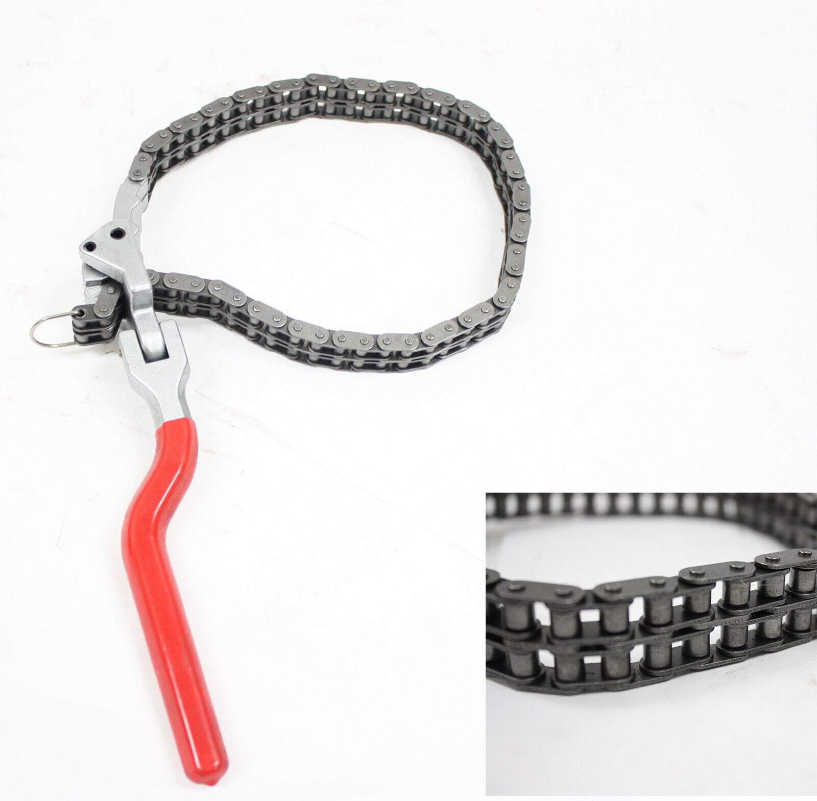 HeavyDuty Ratcheting Chain Wrench Oil Filter Change Pipe Fittings 60