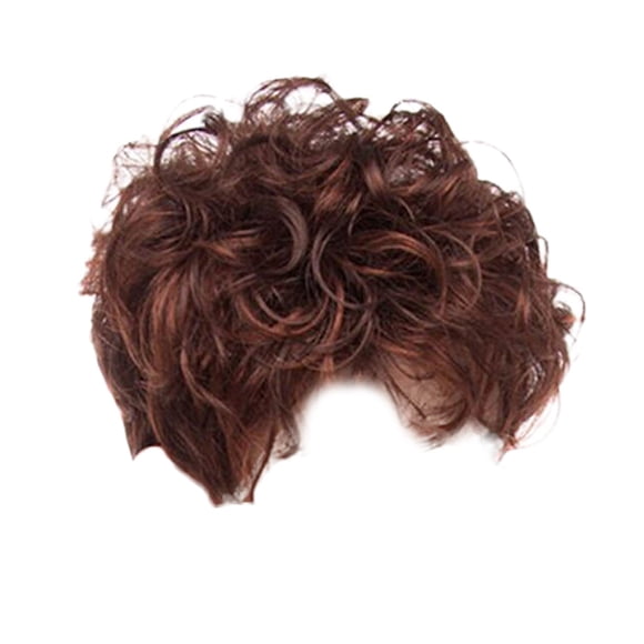 Riforla Fashion Women's Sexy Full Wig Short Wig Curly Wig Styling Cool Wig Wigs for Women Brown