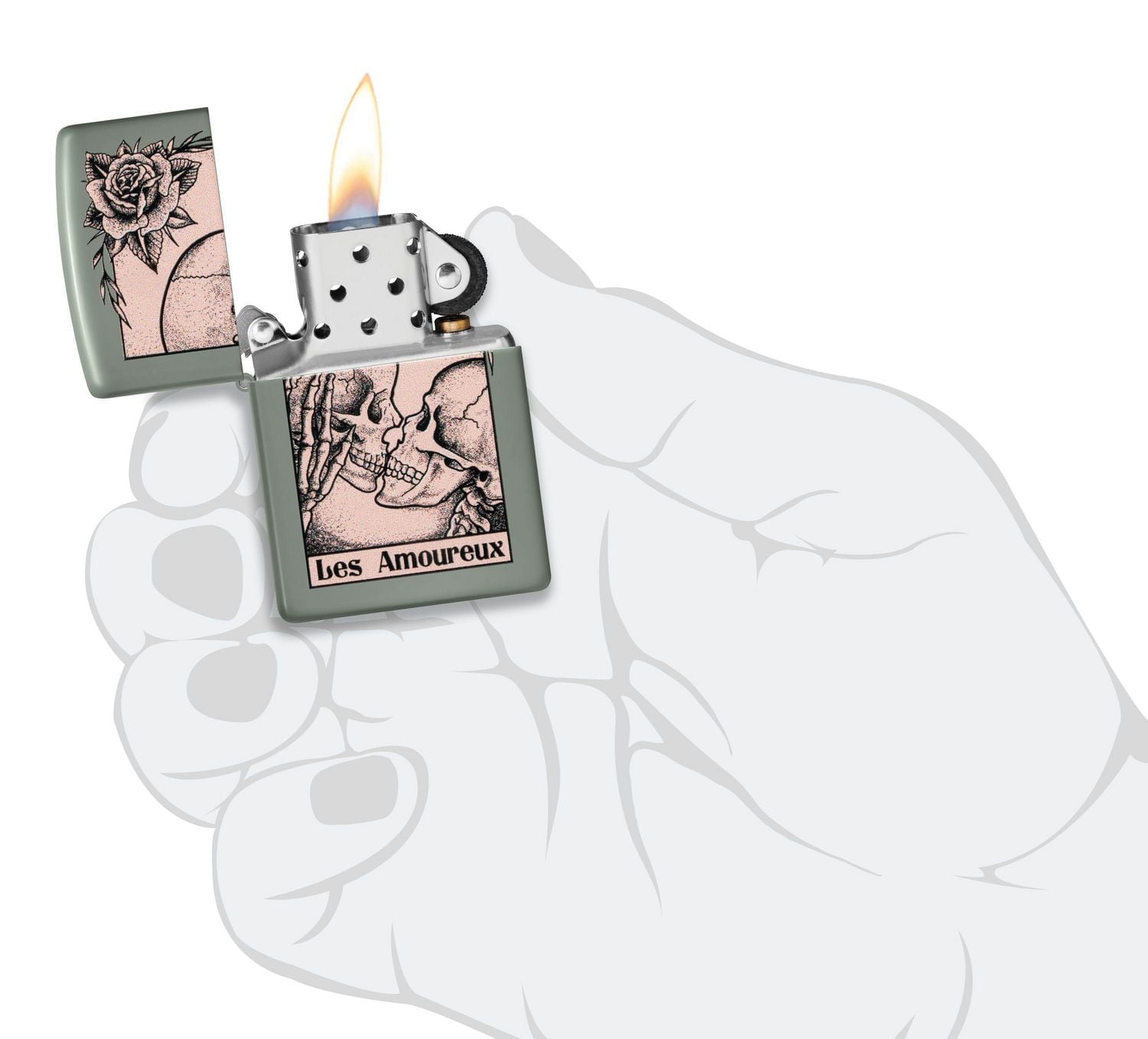 Zippo Death Kiss Design (48594)