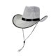 thumbnail image 4 of Sombrero de vaquero ligero para hombres y mujeres. Sombrero para el sol. Elegante sombrero Fedora para juegos de rol., 4 of 9